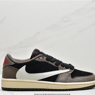 Travis Scott x Nike Air Jordan AJ1 Low QX 倒鉤TS聯名低幫板鞋 