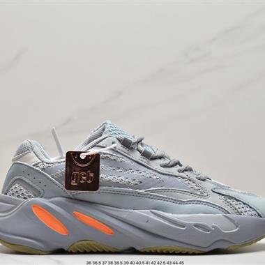 Kanye West x Adidas Yeezy 700 Runner V2"Inertia"700V2爆米花中底增高姥爺風百搭休閑運動復古慢跑鞋