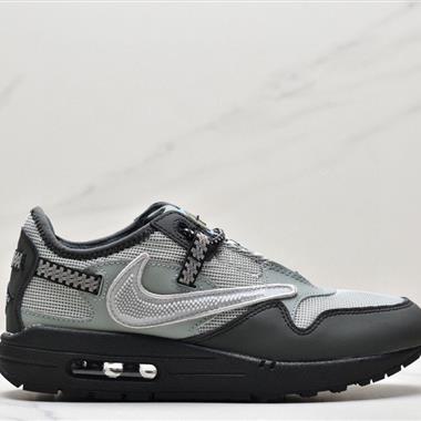 Travis Scott x Nike Air Max 1"Cactus Jack"??改版款低幫復古百搭休閑運動慢跑鞋