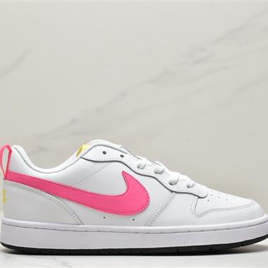 Nike Court Borough Low 2學院系列休閑運動皮革板鞋