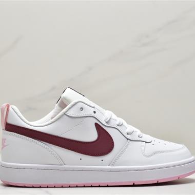 Nike Court Borough Low 2學院系列休閑運動皮革板鞋