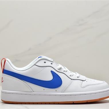 Nike Court Borough Low 2學院系列休閑運動皮革板鞋