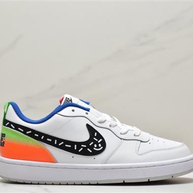 Nike Court Borough Low 2學院系列休閑運動皮革板鞋