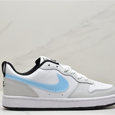 Nike Court Borough Low 2學院系列休閑運動皮革板鞋