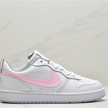 Nike Court Borough Low 2學院系列休閑運動皮革板鞋