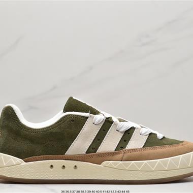 Human Made x Adidas Adimatic Low"Bright Orange"馬蒂奇系列低幫復古鯊魚面包休閑運動休閑滑板板鞋