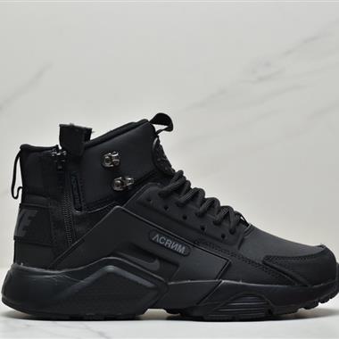 NIKE Air Huarache City Mid Lea 華萊士高幫拉鏈機能風運動跑鞋