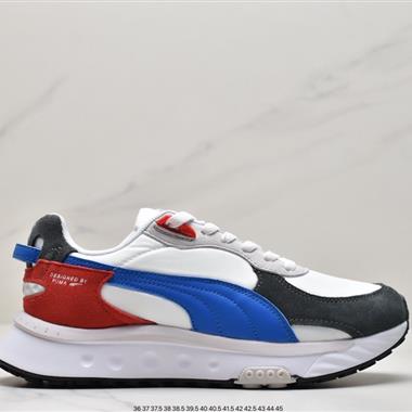 PUMA Suede Wild Rider"New Horizons"狂野騎士系列低幫復古老爹風休閑運動慢跑鞋