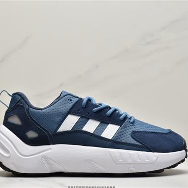 Adidas ZX 22 BOOST 新款厚底緩震運動休閑跑步鞋