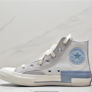 Converse 匡威 秋冬新款皮拼接解構1970s