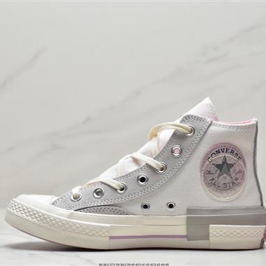 Converse 匡威 秋冬新款皮拼接解構1970s