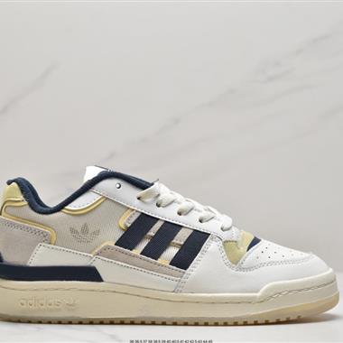 Adidas 三葉草 Originals Forum 84 Exhibit Low復古系帶百搭休閑運動板鞋