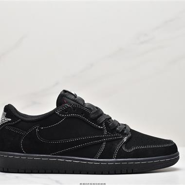 Fragment Design x Travis Scott x Nike Air Jordan 1 Low OG SP"Military Blue"AJ1