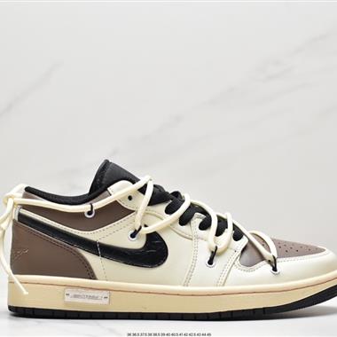 NIKE AJ1 Low 喬1低幫解構機能綁帶板鞋