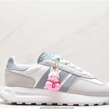 Adidas Racing E5 Boost Prototype 速度輕盈復古系列 百搭透氣運動慢跑鞋