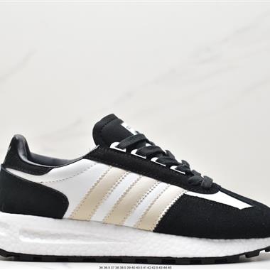 Adidas Racing E5 Boost Prototype 速度輕盈復古系列 百搭透氣運動慢跑鞋