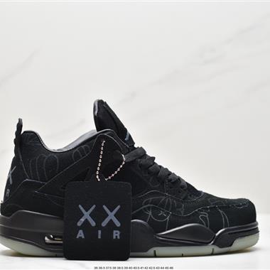 Kaws x Nike  Air Jordan 4 Retro"Black Cold Gray"