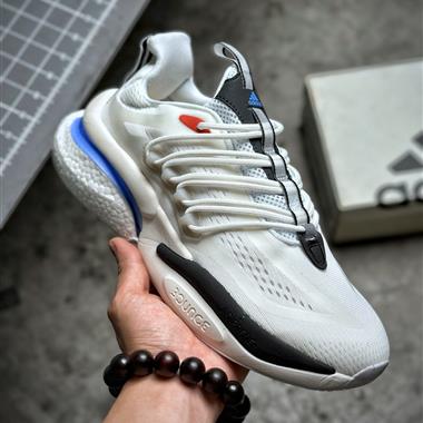 Adidas  AlphaBoost V1 Susainable 新款低幫爆米花跑步鞋