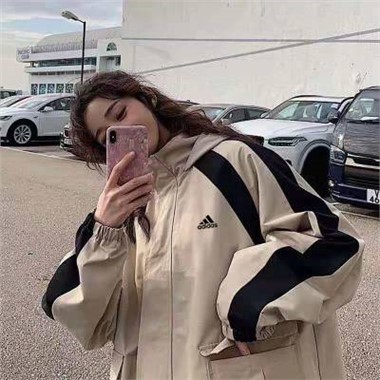 2023新款Adidas 32059阿迪夾克-1015_卡其