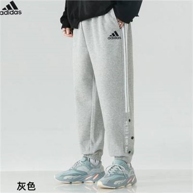 2023新款Adidas 22672阿迪長褲-1452_灰色