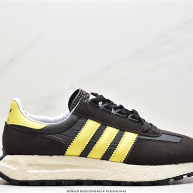 Adidas Racing E5 Boost Prototype 速度輕盈復古系列 百搭透氣運動慢跑鞋