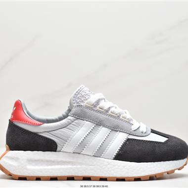 Adidas Racing E5 Boost Prototype 速度輕盈復古系列 百搭透氣運動慢跑鞋