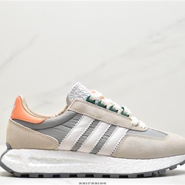 Adidas Racing E5 Boost Prototype 速度輕盈復古系列 百搭透氣運動慢跑鞋