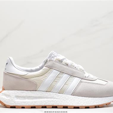 Adidas Racing E5 Boost Prototype 速度輕盈復古系列 百搭透氣運動慢跑鞋