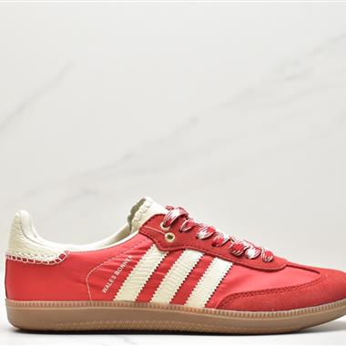 Adidas Originals Samba Vegan OG 桑巴舞系列百搭低幫休閑運動板鞋