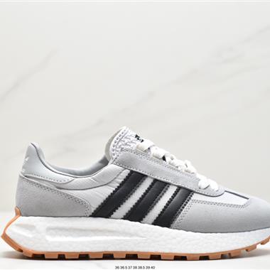 Adidas Racing E5 Boost Prototype 速度輕盈復古系列 百搭透氣運動慢跑鞋
