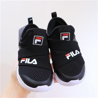 FILA  斐樂綁帶一腳蹬網鞋 