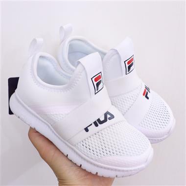 FILA  斐樂綁帶一腳蹬網鞋 