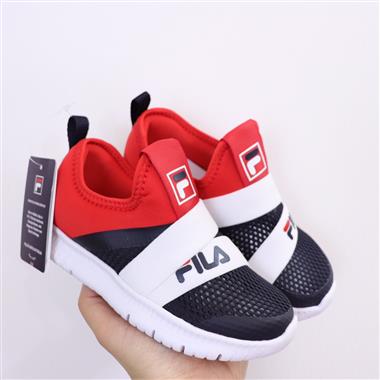 FILA  斐樂綁帶一腳蹬網鞋 