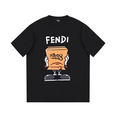FENDI   2023夏季新款短袖T恤  歐版尺寸
