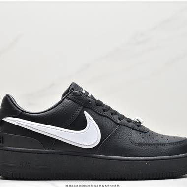 AMBUSH x Nike Air Force 1 Low"Blue/Yellow"空軍一號寬底版系列低幫百搭休閑運動板鞋