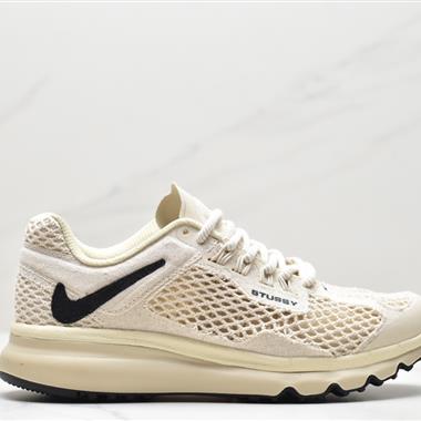 Stussy x Nike Air Max 2015"Fossil"2015大氣墊系列低幫全掌大氣墊休閑運動百搭慢跑鞋 