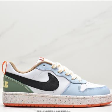 Nike Court Borough Low 2"White/Lake Green"