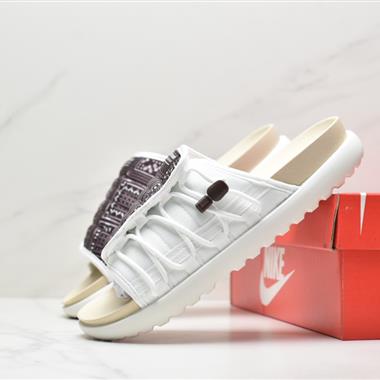 Nike Asuna Slide 2"Black/White"休閑運動沙灘拖鞋