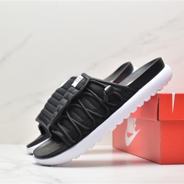 Nike Asuna Slide 2"Black/White"休閑運動沙灘拖鞋