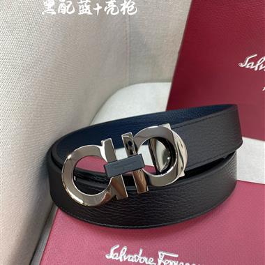 Ferragamo   2023新款時尚皮帶  3.5CM