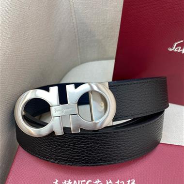 Ferragamo   2023新款時尚皮帶  3.5CM