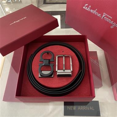 Ferragamo   2023新款時尚皮帶   3.5CM