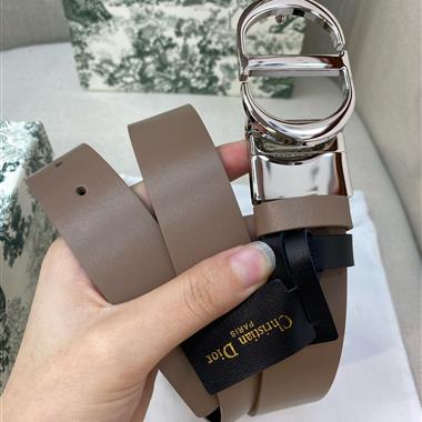 DIOR    2023新款時尚皮帶   3.0CM