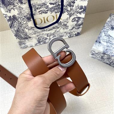 DIOR    2023新款時尚皮帶   3.0CM