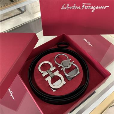 Ferragamo   2023新款時尚皮帶   3.5CM