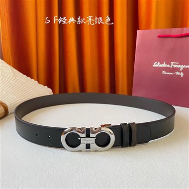 Ferragamo   2023新款時尚皮帶  3.5CM