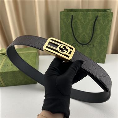 GUCCI    2023新款時尚皮帶   3.8CM