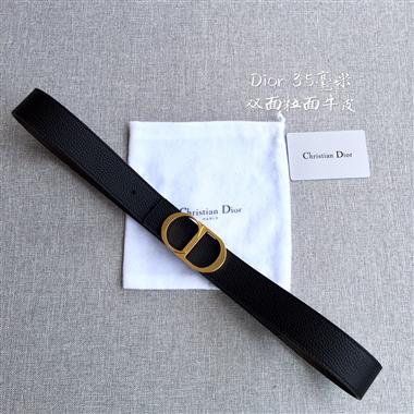 DIOR    2023新款時尚皮帶   3.5CM