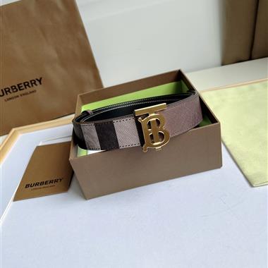 BURBERRY    2023新款時尚皮帶   3.0CM