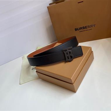 BURBERRY    2023新款時尚皮帶   3.5CM